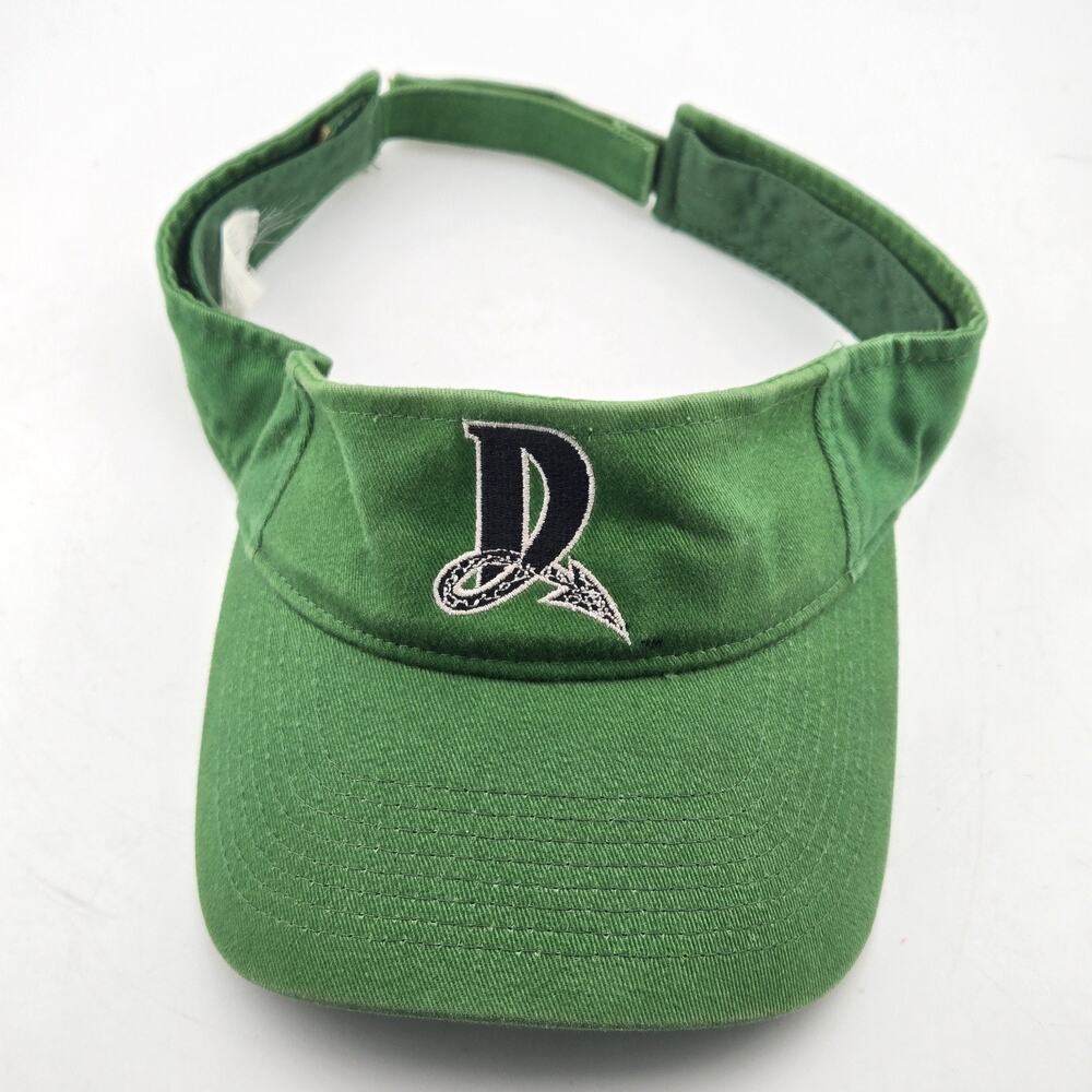Dayton Dragons MiLB Visor Green Cotton Adjustable Strap Hat Associated Premium